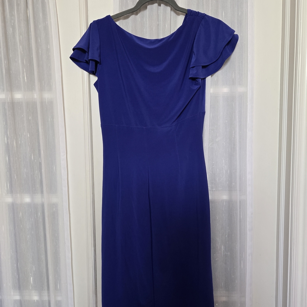 Ralph Lauren Royal Blue Midi Dress - Picture 2 of 2